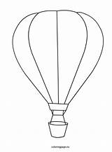 Balloon Air Hot Coloring Template Pages Printable Balloons Drawing Basket Clipart Print Simple Preschool Clip Transportation Getdrawings Pixelated Popular Drawings sketch template