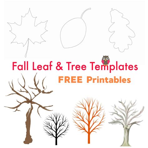 printable fall tree template