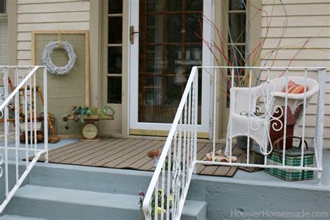 front porch decorating ideas   budget hoosier homemade