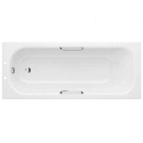 Bramley Steel Single Ended Bath With Grips And Anti Slip 1700 X 700mm