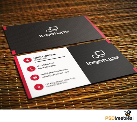 business card templates psd  psd