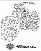 Harley Ausmalbilder Xr750 sketch template