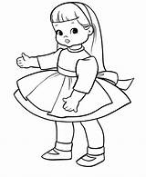 Coloring Girl Pages American Doll sketch template