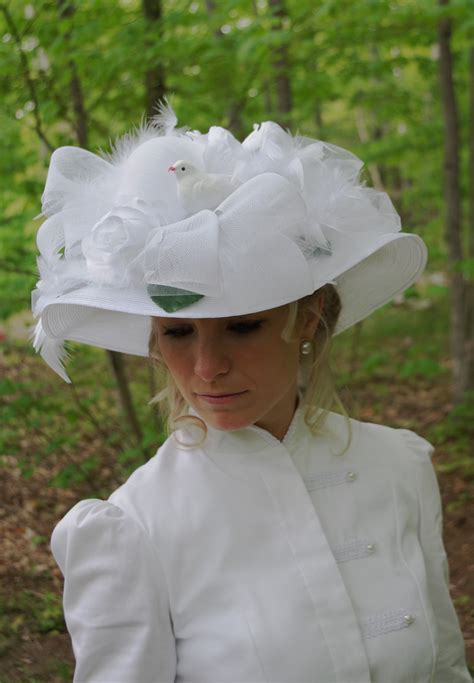 Cheree White Edwardian Hat Recollections
