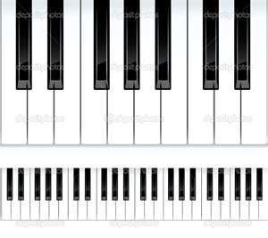 piano keyboard diagram piano keys vector illustration piano