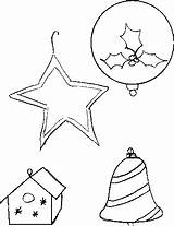 Christmas Ornaments Coloring Book sketch template
