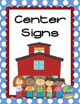 preschool center signs  serve  purposes   unique