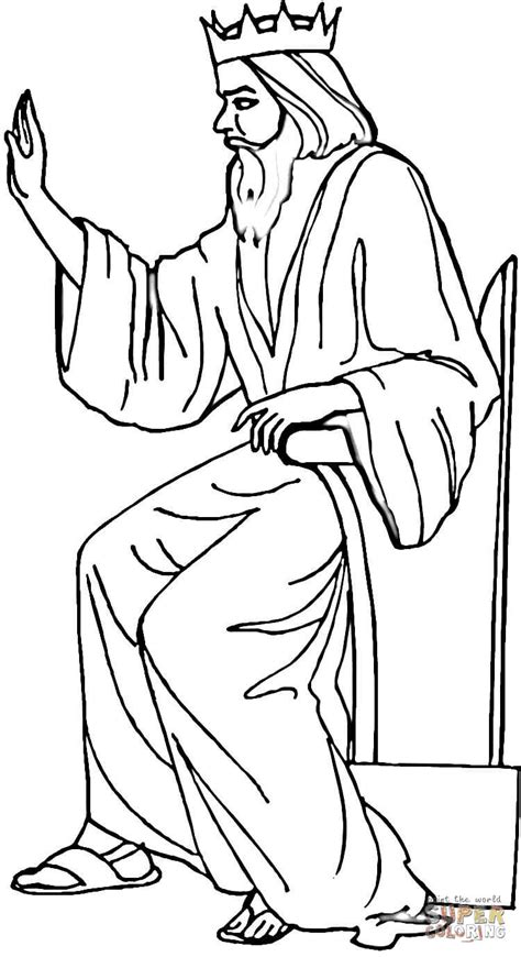 king david printable coloring pages bible king coloring pages