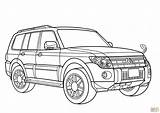 Mitsubishi Coloring Pages Pajero Suv Drawing Color Eclipse Evo Printable Paper Main Getcolorings Print Categories Skip sketch template