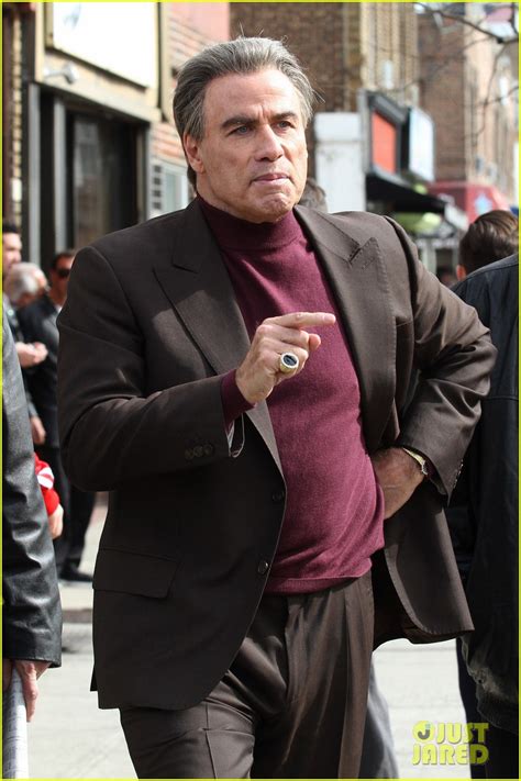 john travolta gets into character filming the life and death of john