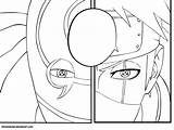 Tobi Obito Coloring Pages Deviantart Template Sketch sketch template