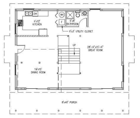 Kickass 30x40 Metal Building Home W Spacious Interior Hq Plan And 8