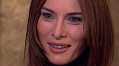 melania trump in 1999 talks about being first lady one day the advertiser