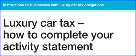 luxury tax  cars atotaxratesinfo
