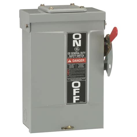 ge  amp  pole  fusible safety switch disconnect   electrical disconnects department