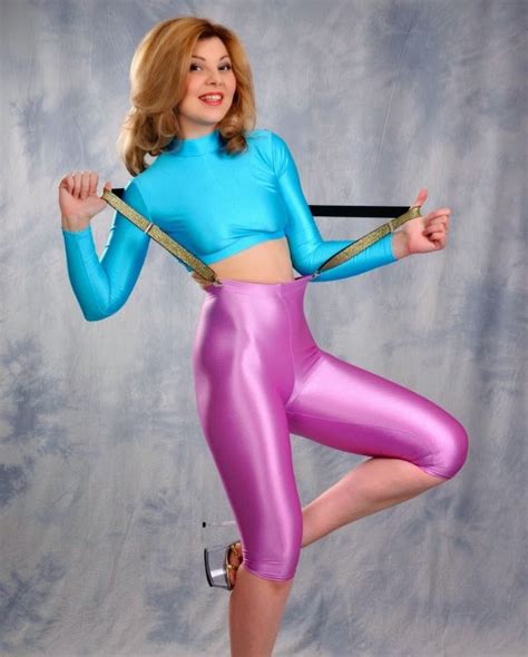 fabulous shiny spandex leggings for girls fashionate trends
