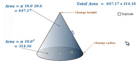 How To Find The Surface Area Of A Cone Find Lateral Area