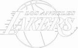 Orlando Lakers Basketball sketch template