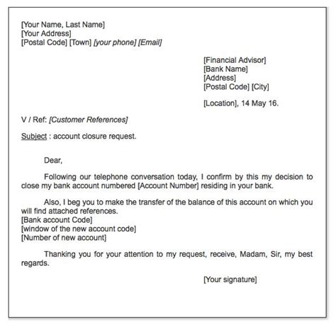 account closure request letter httpexampleresumecvorgaccount