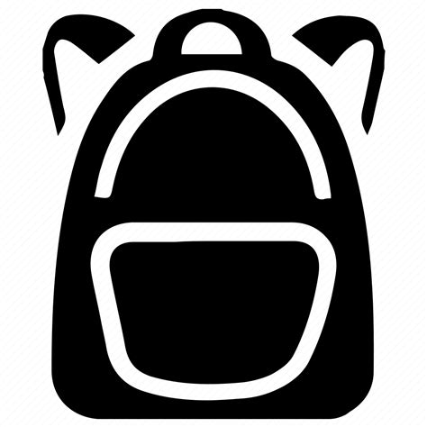bag school bag shoulder bag student bag icon   iconfinder