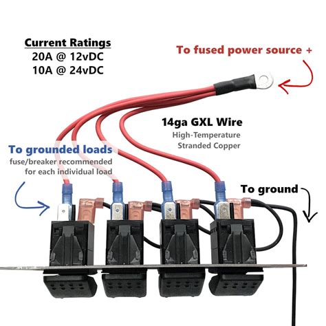 gang switch panel wiring diagram wiring diagram
