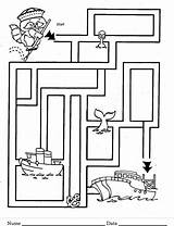 Labirint Colorat Desene Planse Educative sketch template