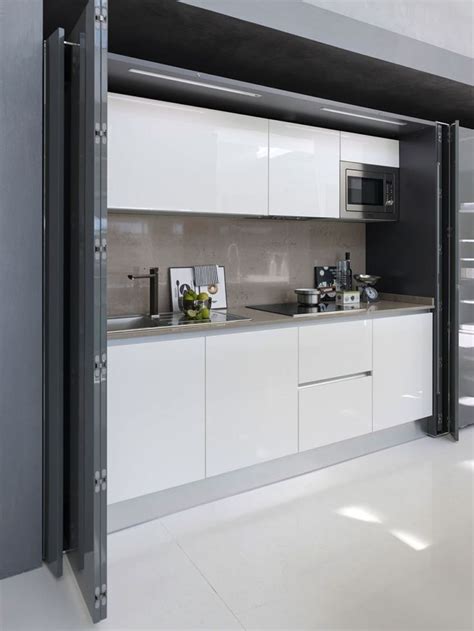 special cabinets pocket doors pedini cucine hidden kitchen modern kitchen kitchen design