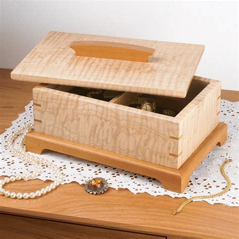 secret compartment jewelry box woodworking plan  wood magazine