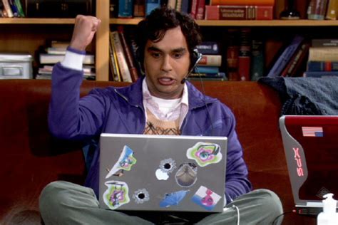 Bild Raj Spielt Pc Oh Y Eah  Big Bang Theory Wiki Fandom