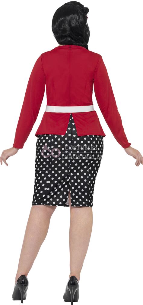 Curves 50 S Pin Up Costume Dress Up Rock And Roll Polka