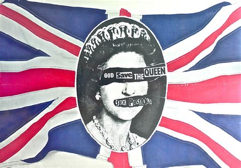 Sex Pistols Original Uk “god Save The Queen” Promo Poster