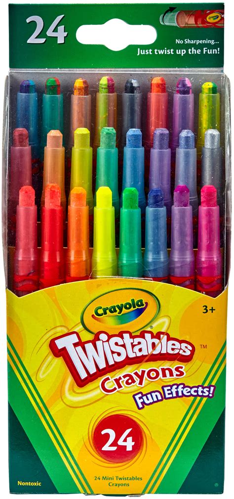 crayola twistables crayons mini crayons fun effects  count