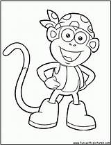 Dora Coloring Pages Monkey Boots Explorer Kids Animal Backpack Print Printable Clipart Drawing Color Cartoon Clip Parts Getdrawings Library Plant sketch template