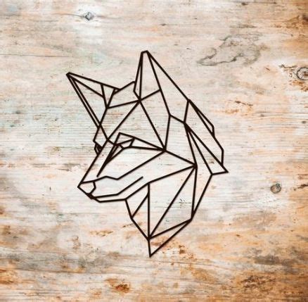 ideas origami tattoo dog geometric animal geometric drawing