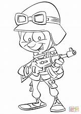 Soldier Coloring Cartoon Drawing Infantry Pages Army Easy Military Print Color Printable Ww2 Soldiers Drawings Getdrawings Getcolorings Colouring Ski sketch template