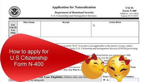 How To Apply For U S Citizenship Form N 400 Part 3 Youtube