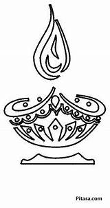 Diwali Diya Hindu Pitara Rangoli Sheets Related sketch template