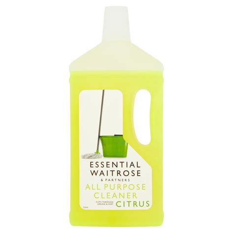 essential waitrose citrus  purpose liquid cleaner ocado