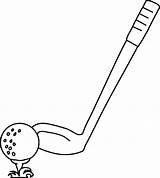 Golf Stick Ball Coloring Pages Printable Drawings sketch template