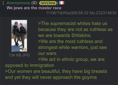 anon is part of the master race greentext