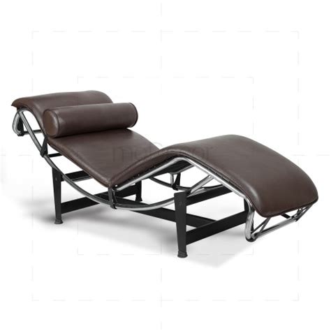 Le Corbusier Chair Lc4 Chaise Lounge Brown Leather