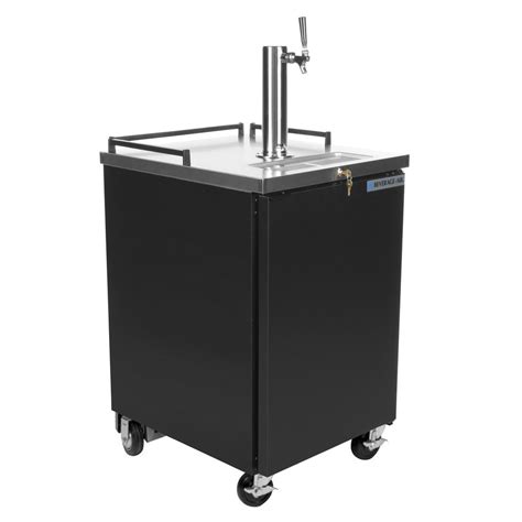 beverage air bm  single tap kegerator beer dispenser black   keg capacity