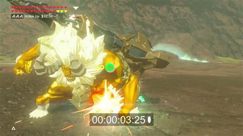 Botw Gold Lynel Speed Kill 18 Seconds Youtube