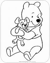 Winnie Pooh Disneyclips Misc Hugging sketch template