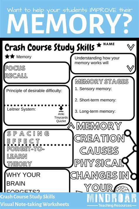 short term memory worksheets  adults martin lindelof