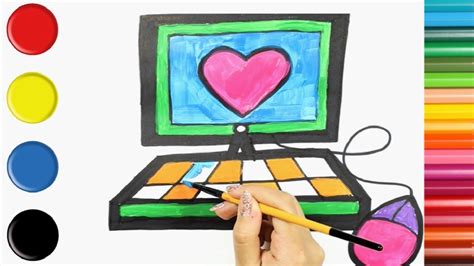 disegnare  computer  colorare imparare linglese imparare  colori youtube