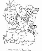Coloring Winter Pages Kids Christmas Season Sheets Printable Preschool Colouring Snowman Drawing Seasons Print Color Vintage Worksheets Activity Book Dolphin sketch template