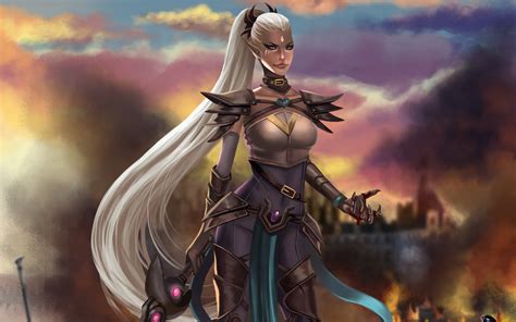 Fantasy Art Artwork Woman Women Female Girl Girls Warrior