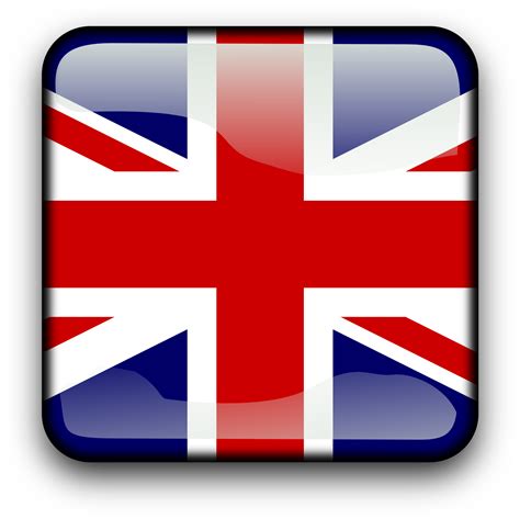 transparent britain clipart square british flag icon png  full size clipart