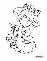 Potter Coloring Pages Beatrix Beatrice Printable Book Color Illustrations Characters Peter Rabbit Getcolorings Templates Template Choose Board sketch template